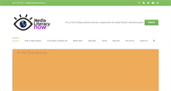 Desktop Screenshot of medialiteracynow.org